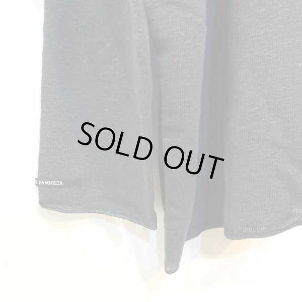 画像3: 41_175 LINEN CARDIGAN / CHARCOAL (3)