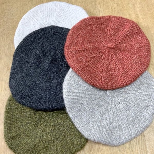 画像4: #95_14 HK BERET (GREY,RED) (4)