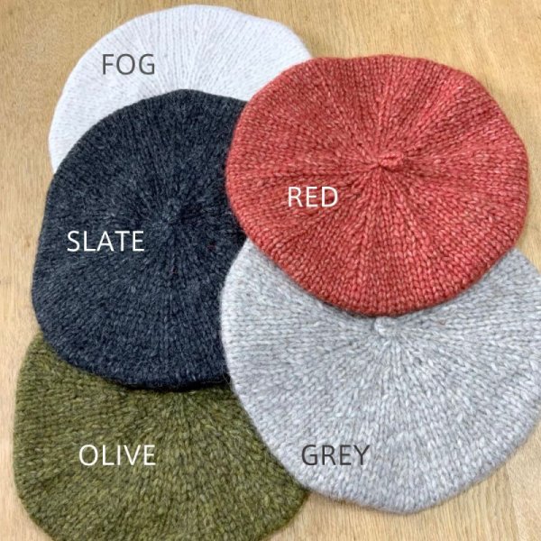 画像8: #95_14 HK BERET (GREY,RED) (8)
