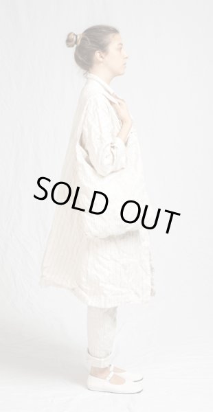 画像2: #9279  PINSTRIPED BAG ／NATURAL (2)