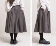 画像3: ALBUM #32_24 PLEATED SKIRT PIED-DE-POULE - COFFEE - / LIMITED (3)