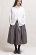 画像1: ALBUM #32_24 PLEATED SKIRT PIED-DE-POULE - COFFEE - / LIMITED (1)