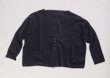 画像2: ALBUM 41_182 CARDIGAN - BLACK - (L /M~Lサイズのみ)   (2)