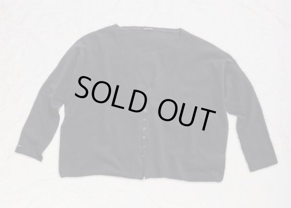 画像2: ALBUM 41_182 CARDIGAN - BLACK - (L /M~Lサイズのみ)   (2)