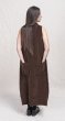 画像1: ALBUM 31_211 LONG SLEEVELESS DRESS - COFFEE - (1)