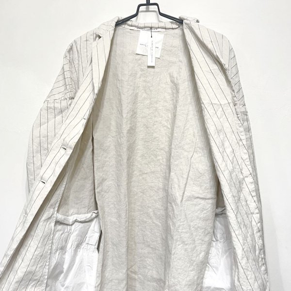 画像9: #45_32  PINSTRIPED COAT ／NATURAL (9)