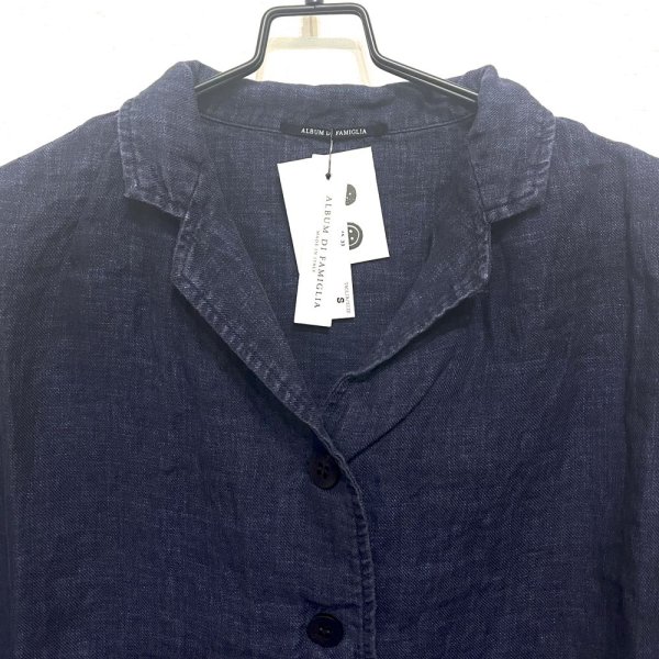 画像8: 45_33  LINEN EASY COAT ／NAVY (Sサイズのみ) (8)