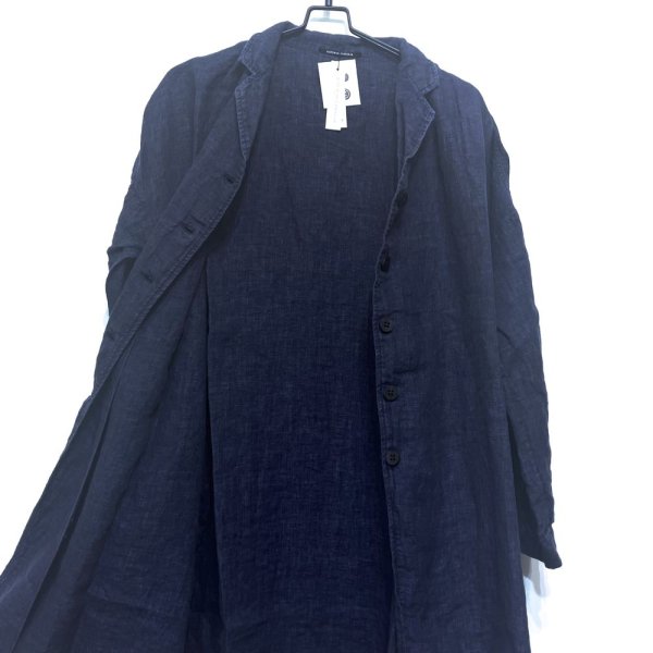 画像9: 45_33  LINEN EASY COAT ／NAVY (Sサイズのみ) (9)