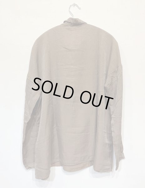 画像5: ALBUM #12_129 SILK COLLAR SHIRT - NUT - / LIMITED (Sサイズのみ) (5)