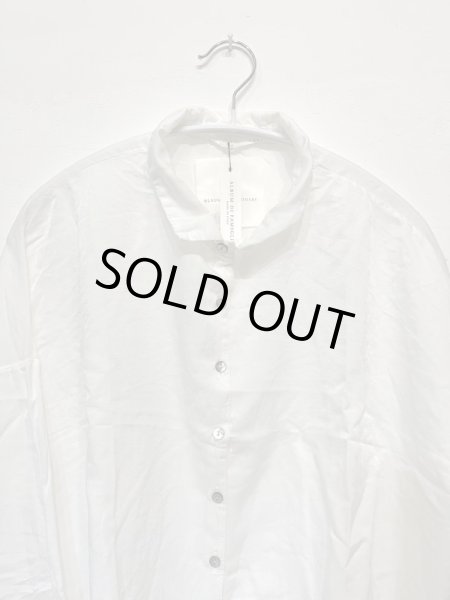 画像6: ALBUM #12_131 SILK SHORT COLLAR SHIRT - MILK - / LIMITED (Mサイズのみ)   (6)