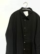 画像5: ALBUM U1257 UNISEX COLLARSHIRT - BLACK - (5)