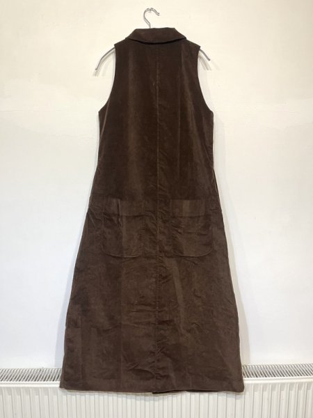 画像5: ALBUM 31_211 LONG SLEEVELESS DRESS - COFFEE -(Sサイズのみ) (5)