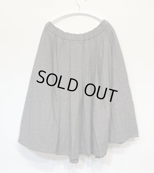 画像7: ALBUM #32_24 PLEATED SKIRT PIED-DE-POULE - COFFEE - / LIMITED (7)