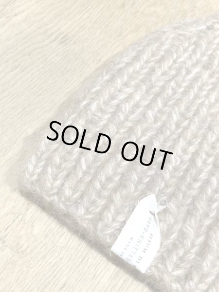 画像4: ALBUM #95_23 HK ECO RIBBED HAT - SUGAR - / LIMITED (4)