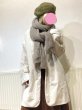 画像3: ALBUM U4237 VELVET LONG BLAZER - OFF WHITE - (3)