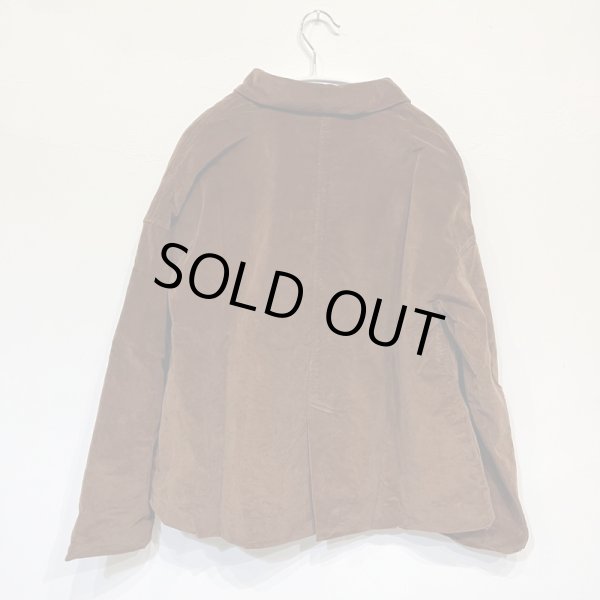 画像4: ALBUM 4264 VELVET LOOSE BLAZER - RUST - (4)