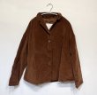 画像1: ALBUM 4264 VELVET LOOSE BLAZER - RUST - (1)