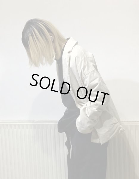 画像2: ALBUM 4264 VELVET LOOSE BLAZER - OFF WHITE - (2)