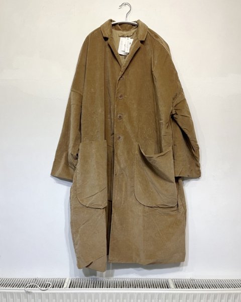 画像3: ALBUM U4530 VELVET LOOSE COAT - SUGAR - (3)