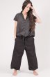 画像1: ALBUM 23_210 WIDE & SHORT TROUSERS -BROWN- (1)