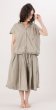 画像2: ALBUM 32_03 PLEATED SHORT SKIRT -STONE- (2)