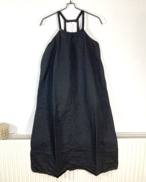 画像1: ALBUM 3023 SALOPETTE SKIRT -BLACK- (1)
