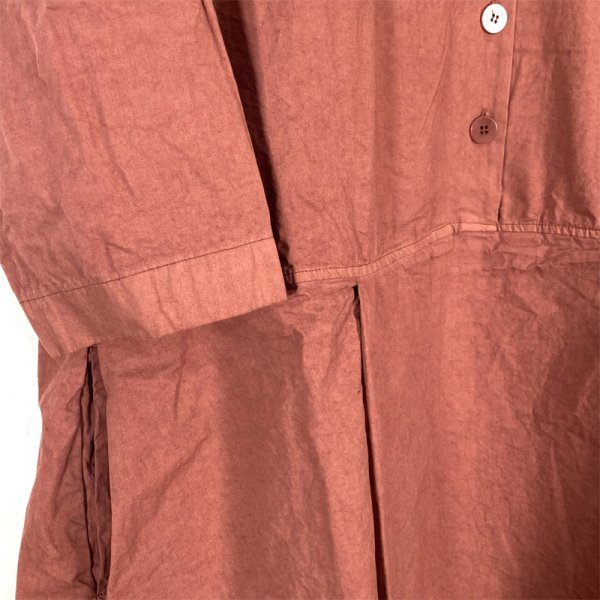 画像10: ALBUM 31_215 TAILORED COLLAR DRESS -CORAL- L/(M~L)サイズのみ (10)