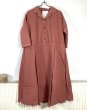 画像3: ALBUM 31_215 TAILORED COLLAR DRESS -CORAL- (3)