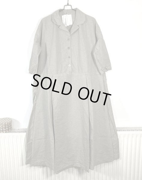 画像3: ALBUM 31_215 TAILORED COLLAR DRESS -STONE- (Sサイズのみ) (3)