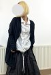 画像2: ALBUM 41_186 BIG CARDIGAN -BLACK- (Sサイズのみ） (2)