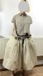 画像2: ALBUM 32_17 PLEATED LONG SKIRT -STONE- (2)
