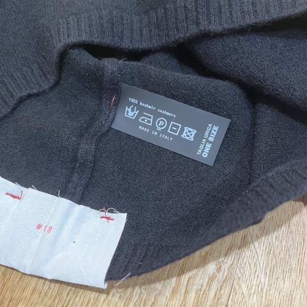 画像6: ALBUM LIMITED #95_46 CAGOULE / BLACK (カシミア) (6)