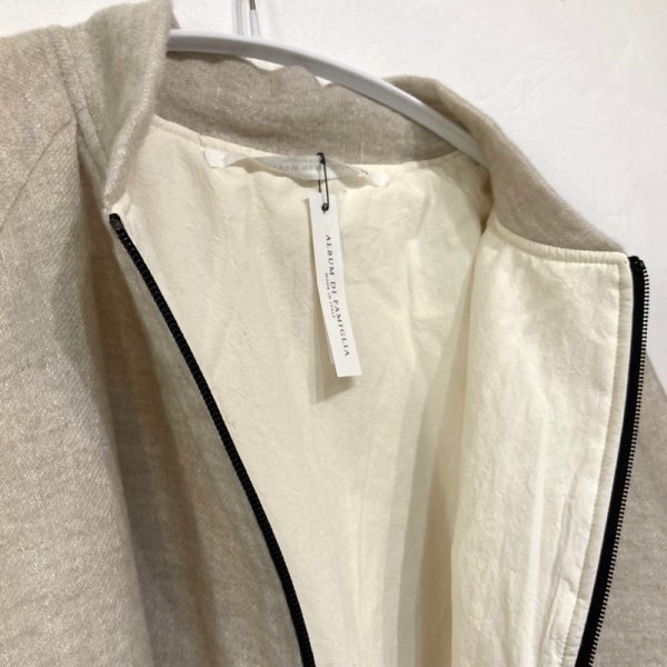 画像9: ALBUM LIMITED #4277 BOMBER JACKET / NATURAL (カシミア混・ライトダウン) (9)