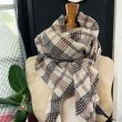 画像8: ALBUM LIMITED #94_80 TARTAN TRIANGLE SCARF / NATURAL (8)
