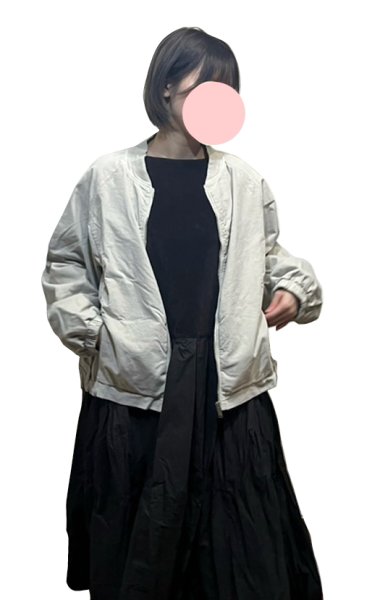 画像5: ALBUM LIMITED #4277 BOMBER JACKET / NATURAL (カシミア混・ライトダウン) (5)