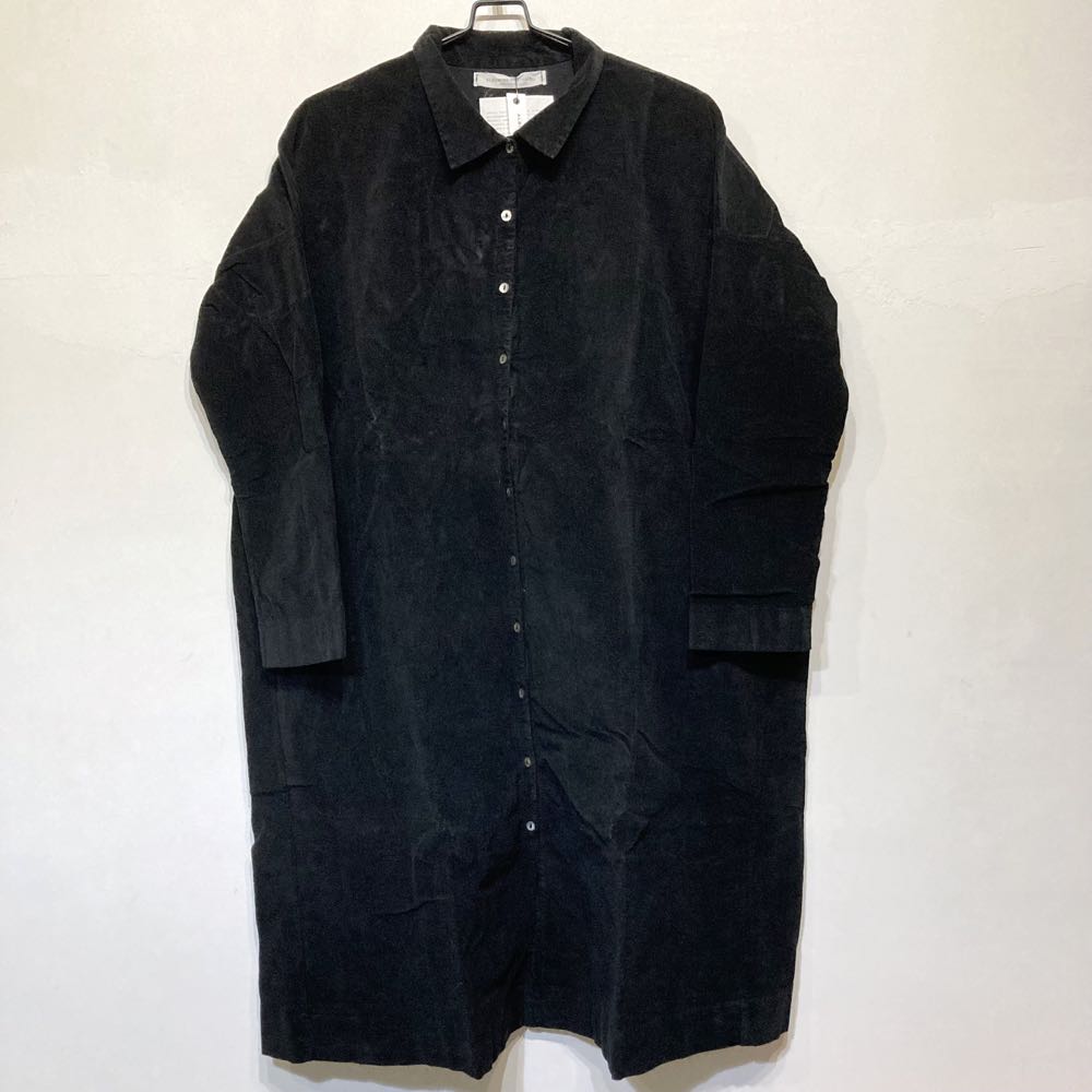 31_106 VELVET COLLAR DRESS -BLACK- (Sサイズのみ)